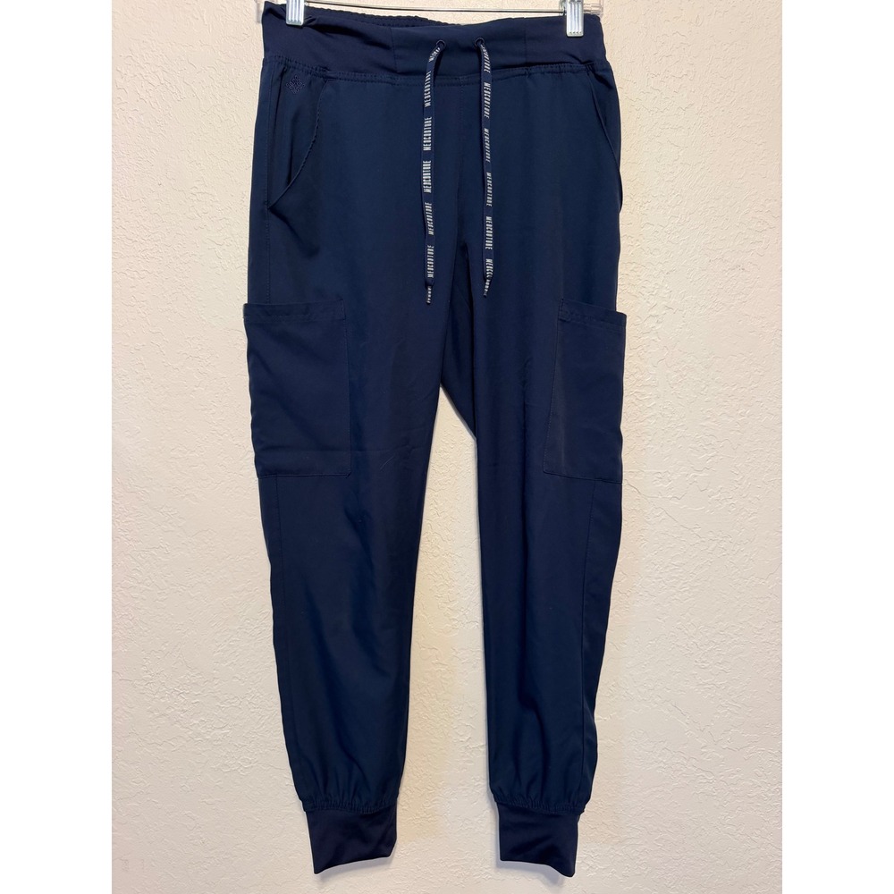 Med Couture Insight Navy Blue Cargo Jogger Scrub Pants XS 2711